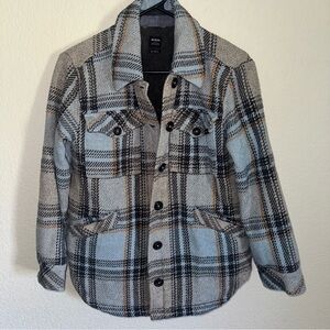 prAna Lower Falls Flannel Women's Jacket, Big Sky Blue, XS